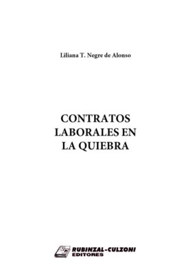 Contratos Laborales en la Quiebra.