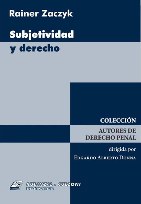 Subjetividad y Derecho