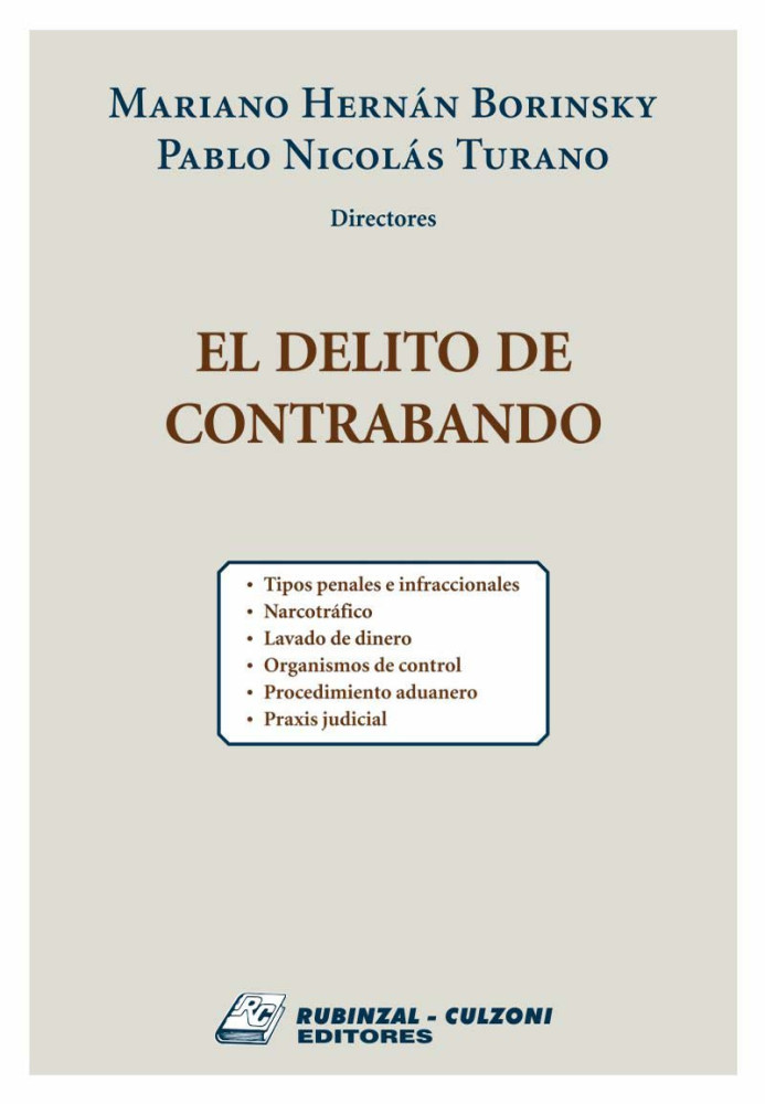 El delito de contrabando