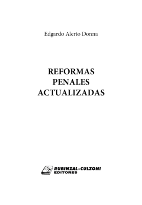 Reformas Penales Actualizadas (Hasta la Ley 26.087).