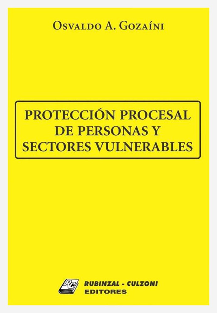 Proteccion procesal de personas y sectores vulnerables