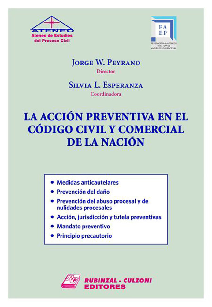 La accion preventiva en el Codigo Civil y Comercial de la Nacion