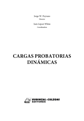 Cargas probatorias dinamicas.