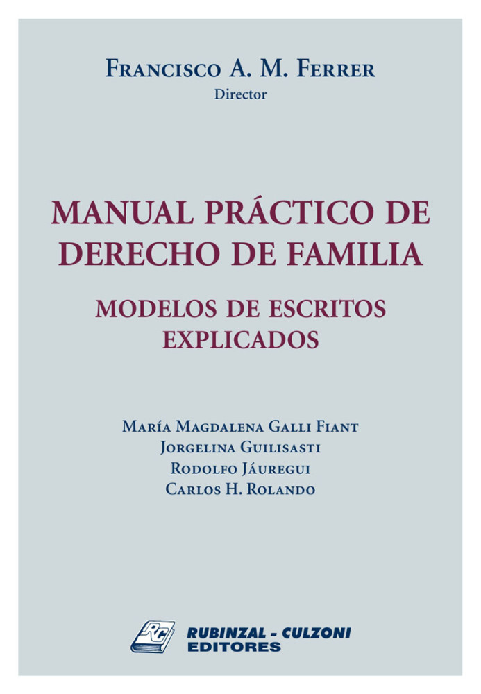 Manual practico de Derecho de Familia