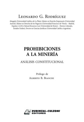 Prohibiciones a la mineria