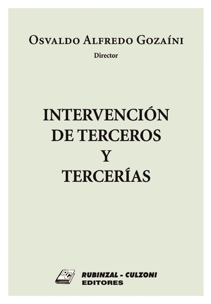 Intervencion de terceros y tercerias.