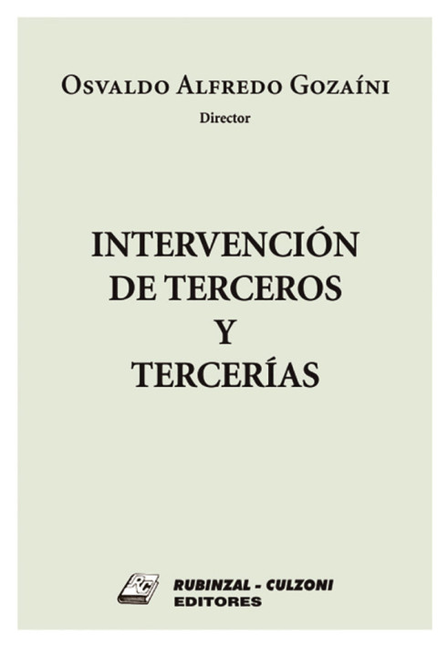 Intervencion de terceros y tercerias.