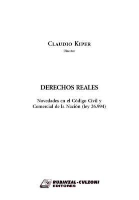 Derechos Reales.