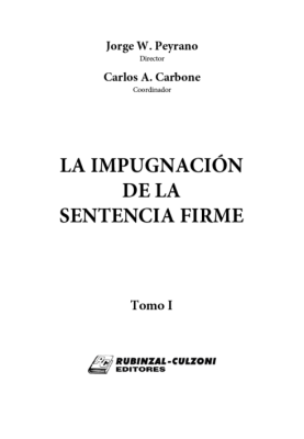 Tomo I. Teoria general. Procedimiento.