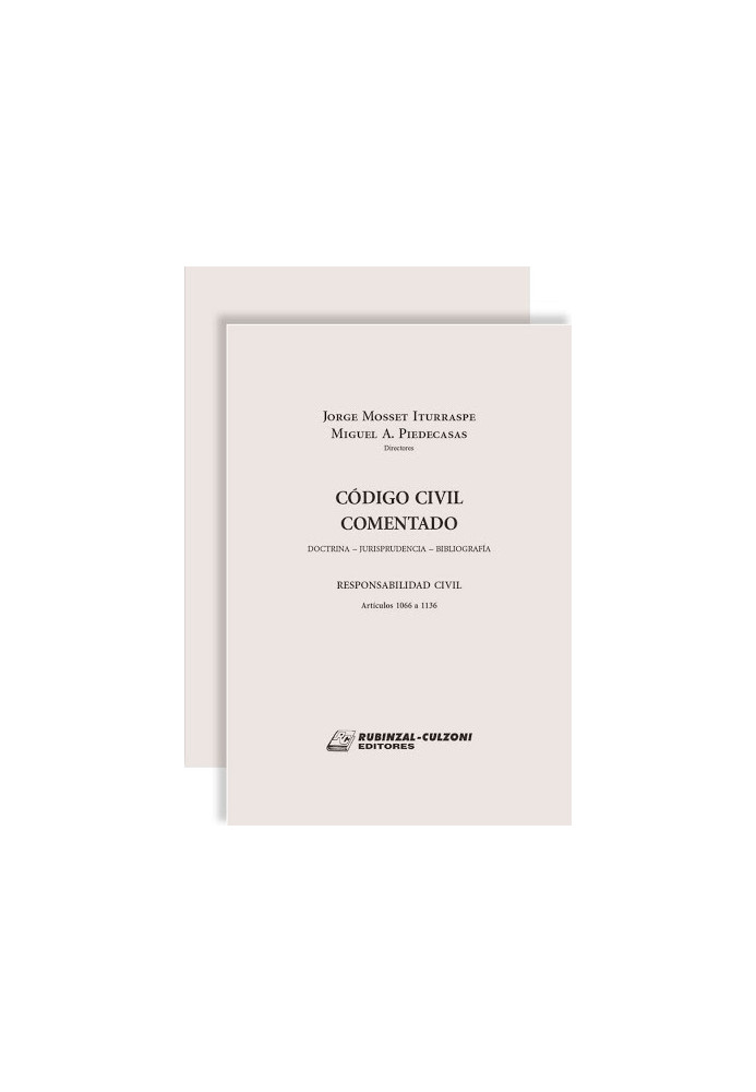 Código Civil Comentado (Doctrina - Jurisprudencia - Bibliografía).